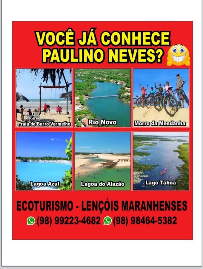 Pousada Lagoa Do Barreiro Azul Paulino Neves エクステリア 写真